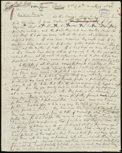 Letter from Richard Davis Webb, Dublin, [Ireland], to Maria Weston Chapman, 3rd [day] of 11th month 1844