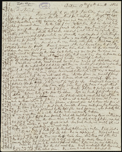 Letter from Richard Davis Webb, Dublin, [Ireland], to Maria Weston Chapman, 17th [day] of 11th month 1844