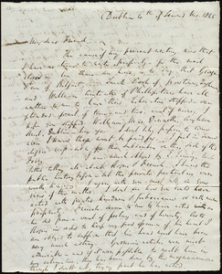 Letter from Richard Davis Webb, Dublin, [Ireland], to Maria Weston Chapman, 4th [day] of Second Mo[nth] 1845