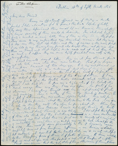 Letter from Richard Davis Webb, Dublin, [Ireland], to Maria Weston Chapman, 16th [day] of Eighth Month 1845