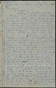 Letter from Richard Davis Webb, Dublin, [Ireland], to Maria Weston Chapman, 30th [day] of 9th mo[nth] 1845