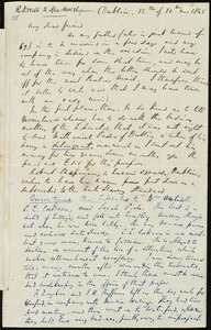 Letter from Richard Davis Webb, Dublin, [Ireland], to Maria Weston Chapman, 12th [day] of 10th mo[nth] 1845