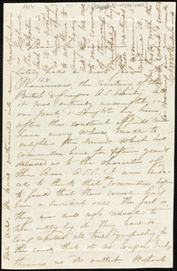 Letter from Maria Weston Chapman to William Lloyd Garrison, [1854?]