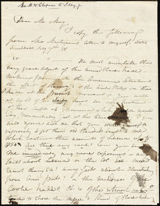 Letter from Maria Weston Chapman, [Weymouth?, Mass.], to Samuel May, [not before 7 July 1858]