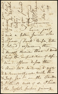 Letter from Maria Weston Chapman to William Lloyd Garrison, July 21st, 1858