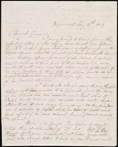 Letter from Maria Weston Chapman, Weymouth, [Mass.], to William Lloyd Garrison, Feb'y 12th, 1859