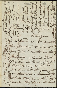 Letter from Maria Weston Chapman to William Lloyd Garrison, [August 1861]