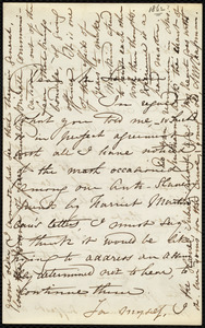 Letter from Maria Weston Chapman to William Lloyd Garrison, [1862?]