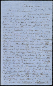 Letter from Maria Weston Chapman to William Lloyd Garrison, Saturday morning, [28 June 1862?]