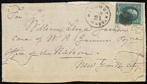 Letter from Maria Weston Chapman, Weymouth, [Mass.], to William Lloyd Garrison, Sunday morning, May 20, 1877