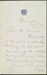 Letter from Maria Weston Chapman, Weymouth, [Mass.], to Francis Jackson Garrison, July 30th, 1878