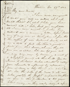 Letter from Maria Weston Chapman, Boston, [Mass.], to David Lee Child, Dec. 29th, 1842