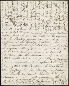 Letter from Maria Weston Chapman, Boston, [Mass.], to David Lee Child, Thursday morning, [1843?]