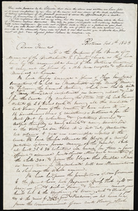 Letter from Maria Weston Chapman, Boston, [Mass.], to David Lee Child, Oct. 1st, 1843