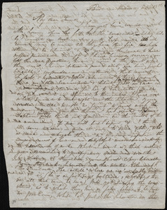 Letter from Maria Weston Chapman, [39 Summer St.], Boston, [Mass.], to David Lee Child, Wednesday, Sept. 13th, [1843]