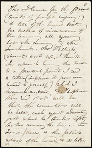 Partial letter from Maria Weston Chapman to David Lee Child, [1843?]