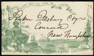 Letter from Maria Weston Chapman, Weymouth, [Mass.], to Parker Pillsbury, Nov. 10th