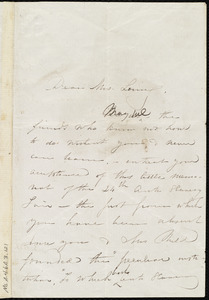 Draft of letter from Maria Weston Chapman, [Boston, Mass.], to Louisa Gilman Loring, [1857]
