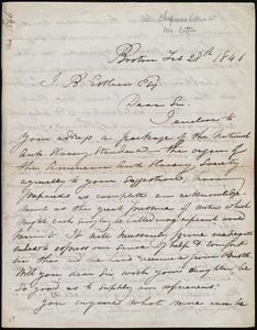 Letter from Maria Weston Chapman, 53 Federal St[reet], Boston, [Mass.], to John Bishop Estlin, Feb. 28, 1846