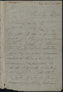 Letter from Maria Weston Chapman, Paris, [France], to John Bishop Estlin, Jan. 4th, 1850