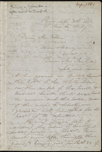 Letter from Maria Weston Chapman, 17 Rue de Clichy, Paris, [France], to John Bishop Estlin, Mary Anne Estlin, and Emma Michell, Sept. 30th, 1851