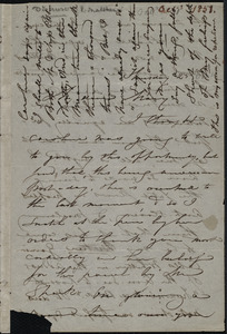 Letter from Maria Weston Chapman to Mary Anne Estlin, Thursday, 25th [Dec.? 1851]