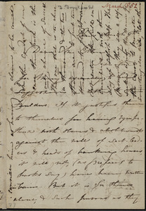 Letter from Maria Weston Chapman, Paris, [France], to John Bishop Estlin, March 9th, [1852]