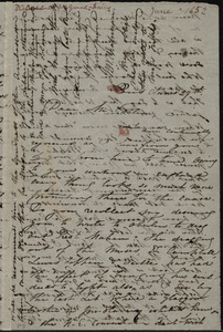Letter from Maria Weston Chapman, Paris, [France], to John Bishop Estlin, June 27th, [1852]