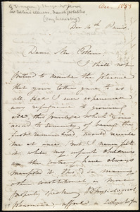Letter from Maria Weston Chapman, Paris, [France], to John Bishop Estlin, Dec. 14th, [1853]