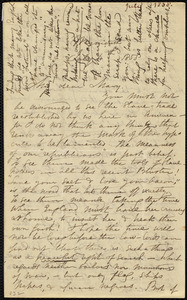 Letter from Maria Weston Chapman, Weymouth, [Mass.], to Mary Anne Estlin, July 4th, 1858