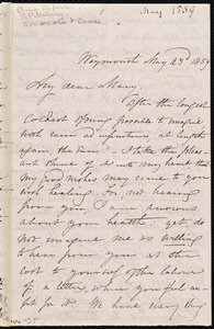 Letter from Maria Weston Chapman, Weymouth, [Mass.], to Mary Anne Estlin, May 23, 1859