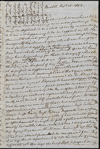 Letter from Mary Anne Estlin, Bristol, [England], to Maria Weston Chapman, Feb'y 16, 1852