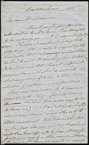 Letter from John Bishop Estlin, Bristol, [England], to Maria Weston Chapman, March 1853