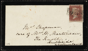 Letter from Mary Anne Estlin, 5 Gray St., Edinburgh, [Scotland], to Maria Weston Chapman, Oct. 22, [18]55