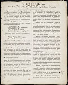 Circular from Maria Weston Chapman, [Boston, Mass.], to William Lloyd Garrison, [ca. Jan. 29,] 1842