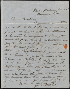 Letter from Maria Weston Chapman, West-Roxbury, [Mass.], to Caroline Weston, June 24th, [1840?]