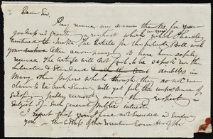 Draft of letter from Maria Weston Chapman to Thomas Clarkson and Mrs. Seaman, [1844 Sept.?]
