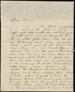 Letter from Elizabeth Bates Chapman Laugel, [Boston?, Mass.], to Emma Forbes Weston, [not after 6 Nov. 1846]