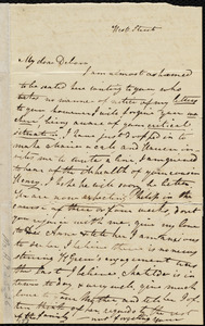 Letter from Sylvia Ann Ammidon, West Street, [Boston], to Deborah Weston, [March 1841?]