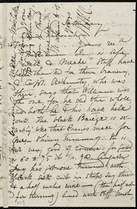 Letter from Maria Weston Chapman to Deborah Weston, Saturday [1863?]