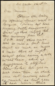 Letter from Maria Weston Chapman, 260 4th Av[enue], [New York City, NY], to Ann Bates Weston, Dec. 26, 1860