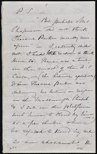 Partial letter from Maria Weston Chapman