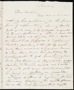 Incomplete letter from Maria Weston Chapman to Caroline Weston, Sunday, [Dec. 14, 1845]