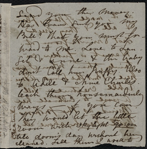 Letter from Maria Weston Chapman to Elizabeth Bates Chapman Laugel, [1855?]