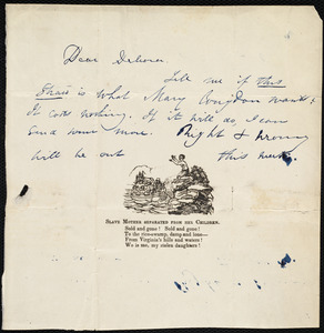 Letter from Maria Weston Chapman to Deborah Weston, [1839, ca. May 21]