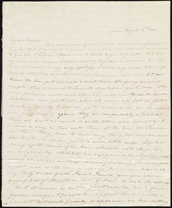 Letter from Sylvia Ann Ammidon, Groton, [Mass.], to Deborah Weston, August 3rd, 1833