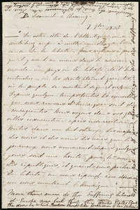 Notes by Maria Weston Chapman, [1835?]