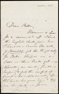 Letter from Maria Weston Chapman, [Boston, Mass.], to Deborah Weston