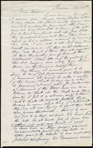 Letter from Maria Weston Chapman, Boston, [Mass.], to Deborah Weston, April 18th, [1839]