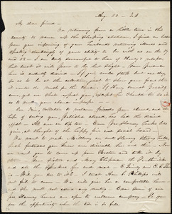 Letter from Abby Kelley Foster, [Millbury, Mass.], to Maria Weston Chapman, Aug. 10, [1841?]